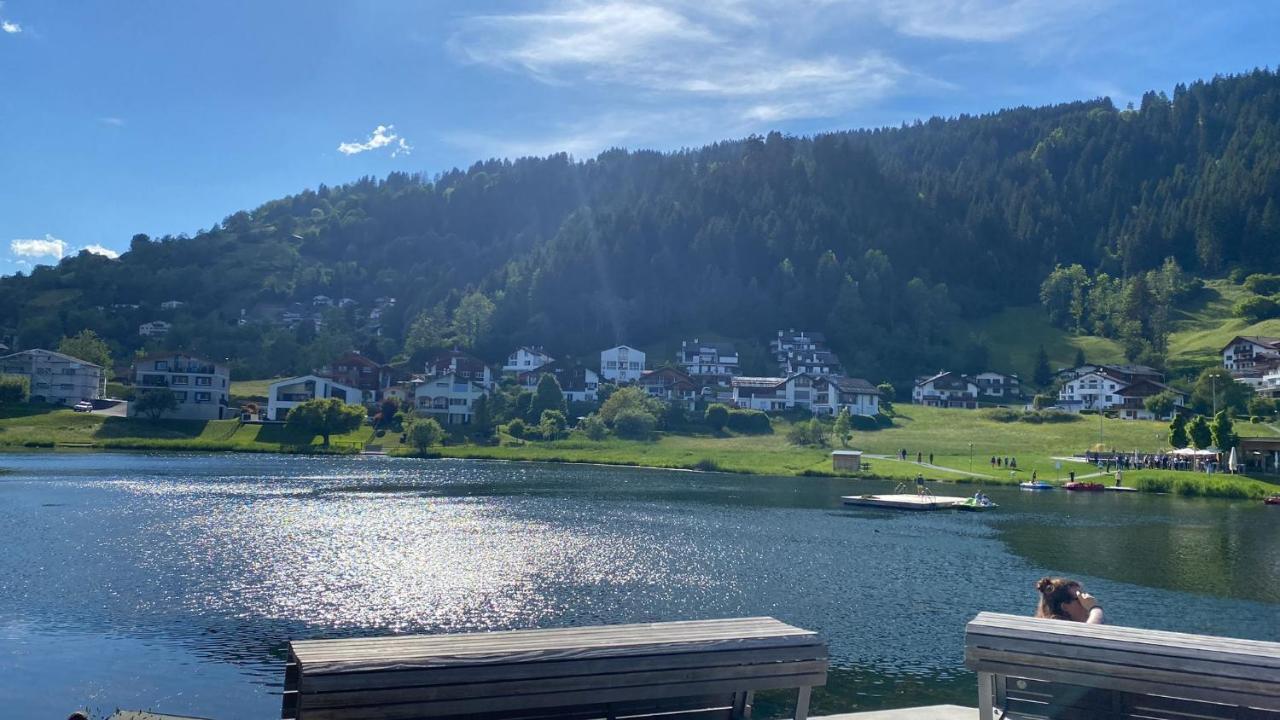 Dachwohnung In Der Mitte Von Laax-Dorf Exteriör bild
