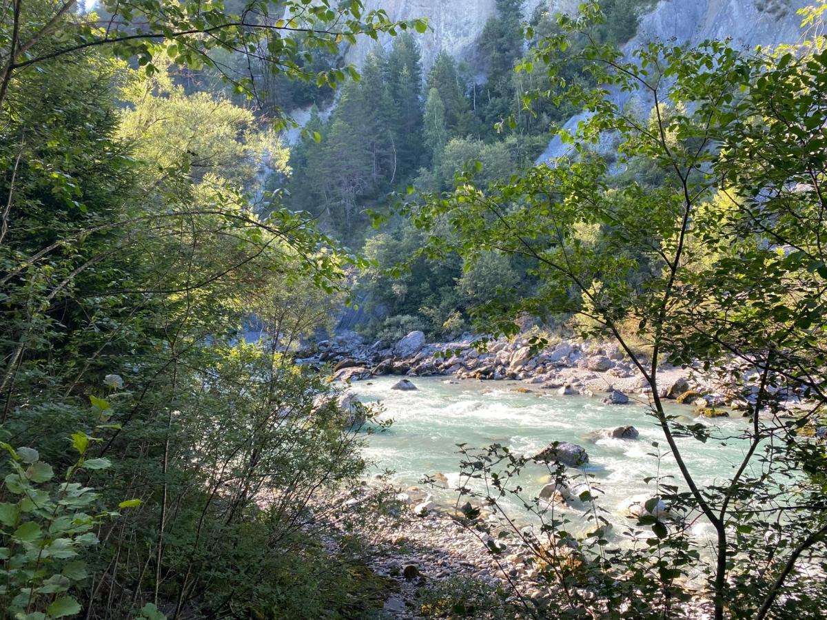Dachwohnung In Der Mitte Von Laax-Dorf Exteriör bild